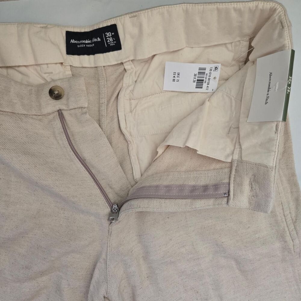 Abercrombie-fitch Women's Cream and Tan Trousers - Picture 5 of 6